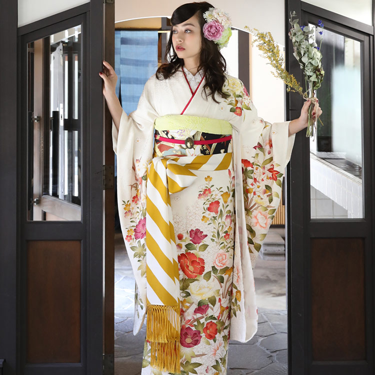 R1399 ピンク・黒 薔薇とカトレア01