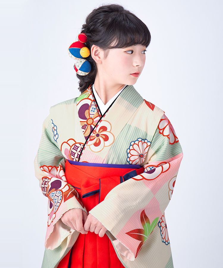 小学生袴(女の子) | 卒業式袴レンタル | 京都着物レンタル夢館