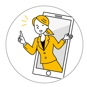 LINEビデオでお下見するイメージ