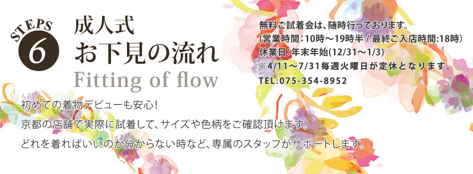 お下見の流れ