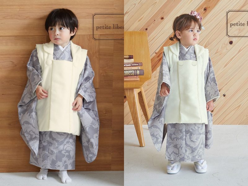 グレー唐草の被布