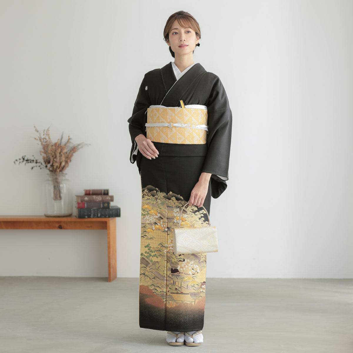 t425　桂由美平安文様