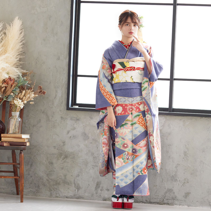 r154きぬたや総絞り京友禅 熨斗☆(絹)