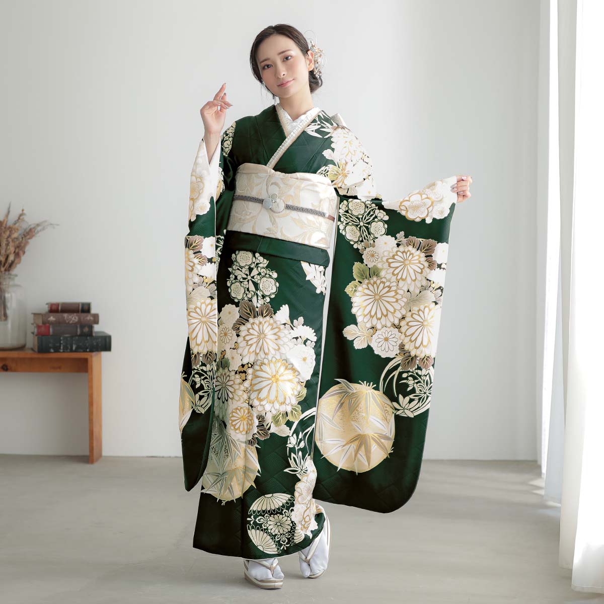 r2102　深緑　四君子